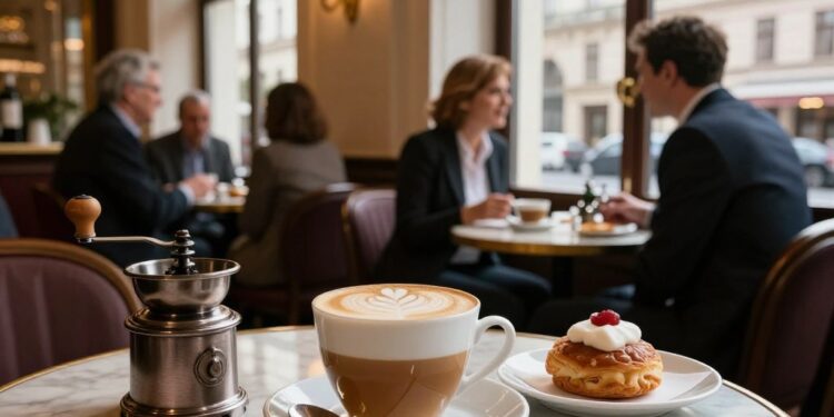 How is Viennese coffee served?